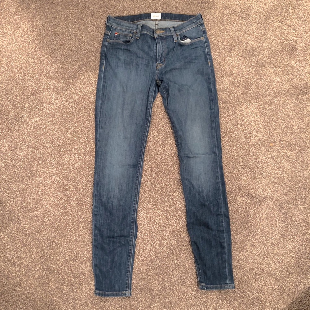 Hudson Mid-Rise Nico Super Skinny Premium Denim